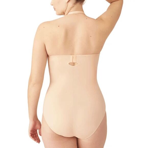 Wacoal NWT size 36C nude Red Carpet Strapless Shaping Bodybriefer style 801219 - Picture 6 of 7
